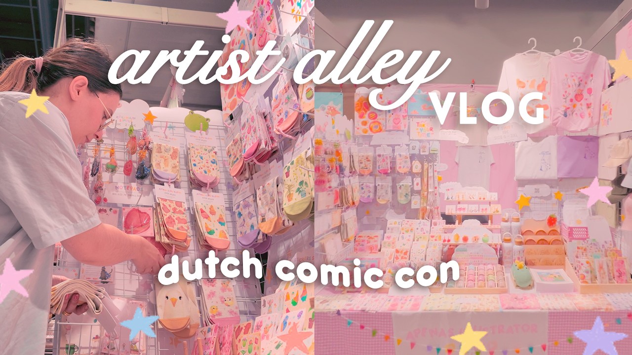 Dutch Comic Con Vlog ✻ Artist Alley Bestsellers & Experience
