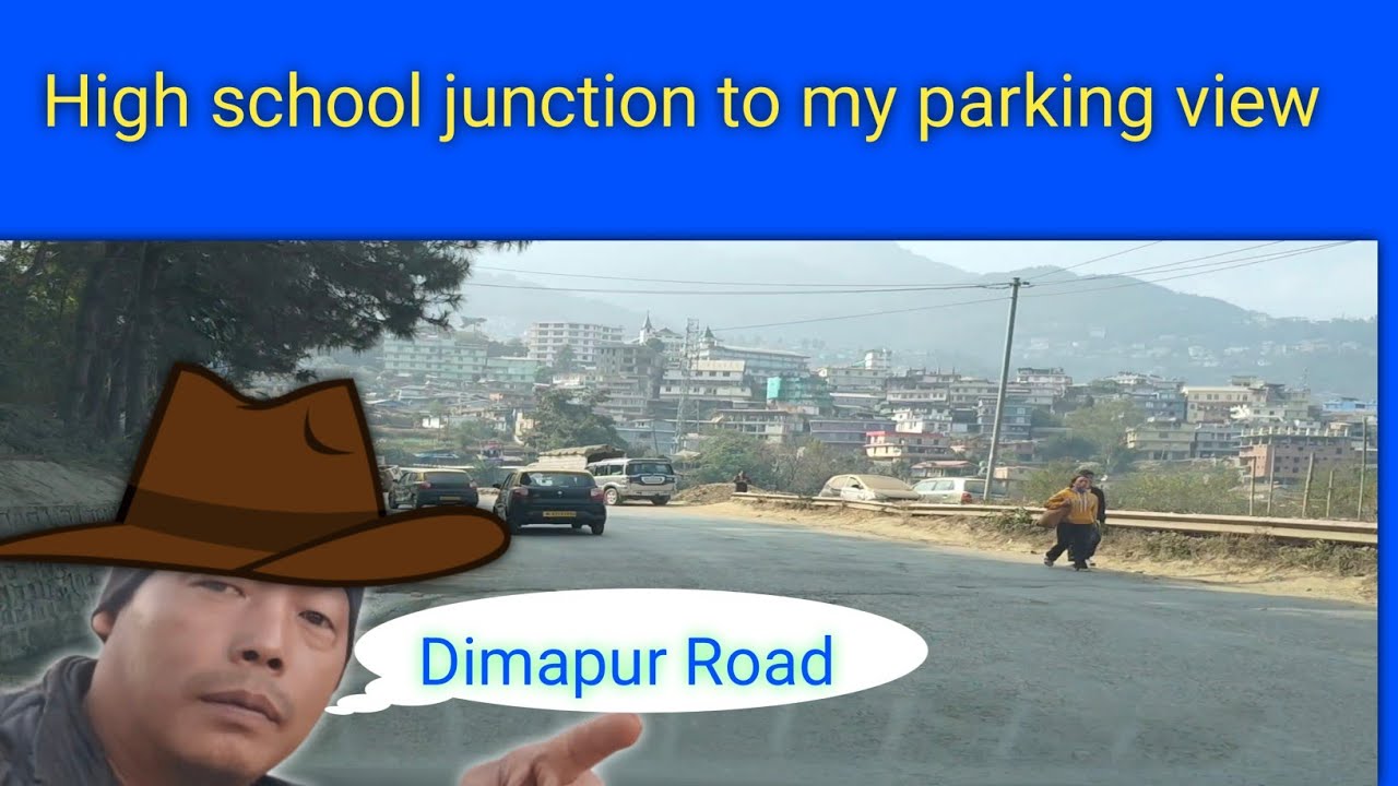 High school junction to my parking 