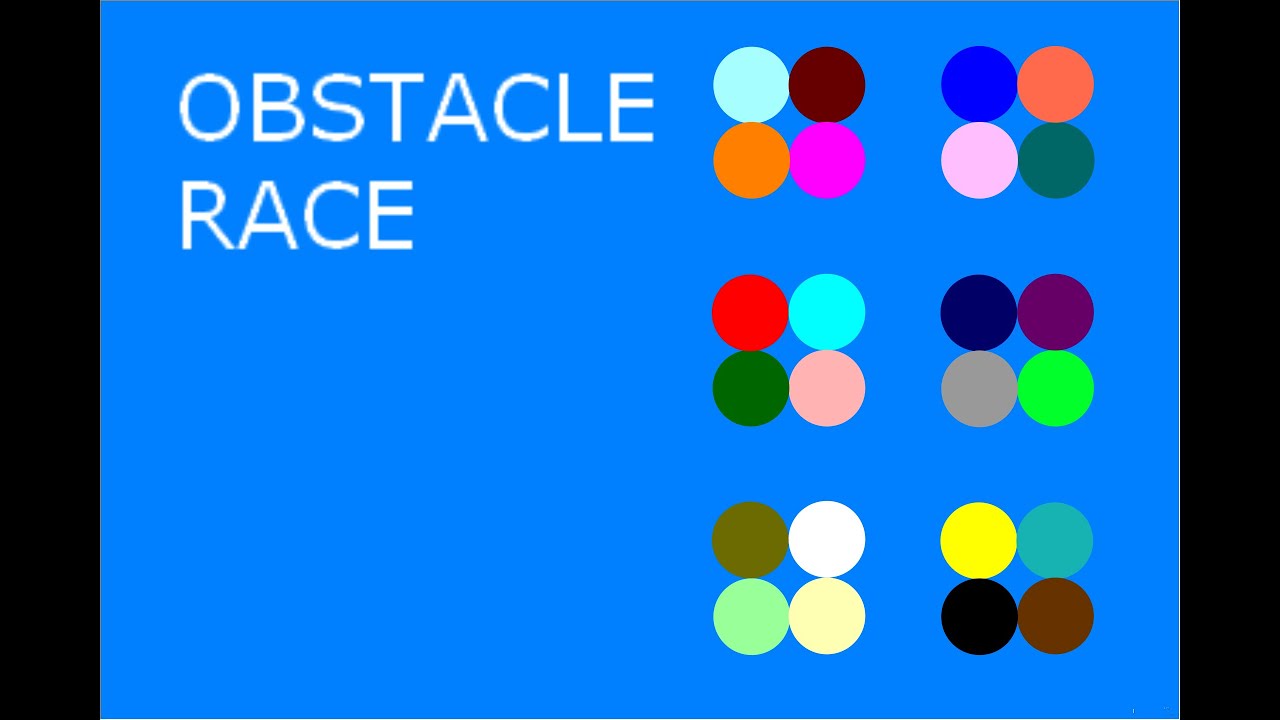 Team Race -- OBSTACLE RACE-EP_1  (Algodoo)