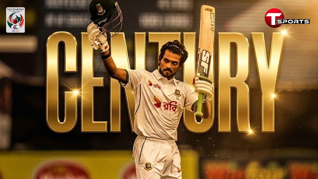 Leading from the front! A magnificent innings of 101 runs by Captain Najmul Hossain Shanto |T Sports
