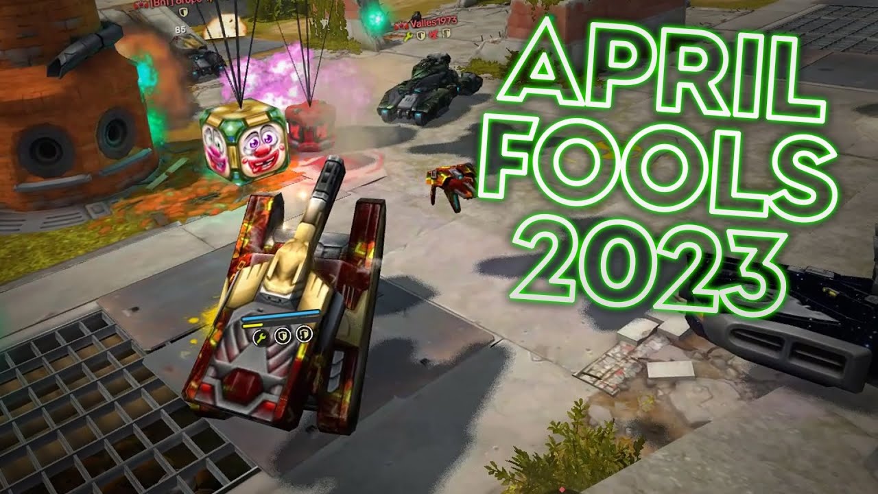 Tanki Online - April Fools Days 2023 | Crazy Gold Box Montage #11!
