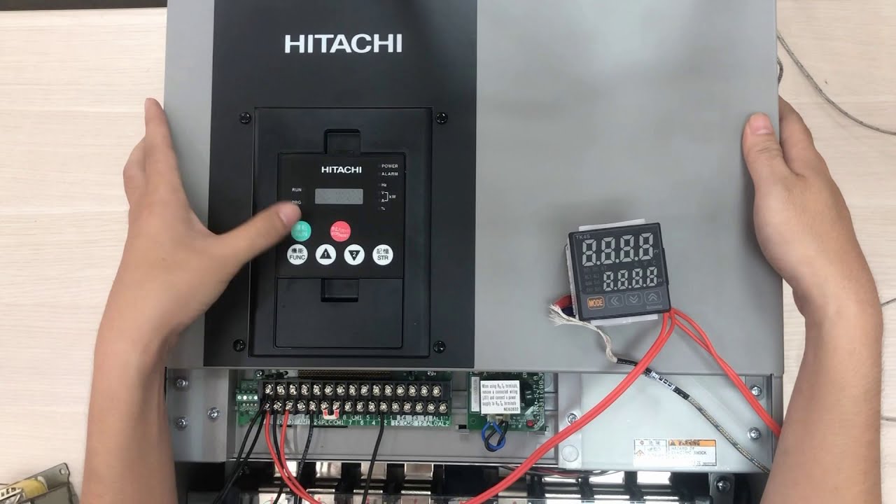 Hướng dẫn cài đặt biến tần Hitachi NJ600B chạy Auto/Manual
