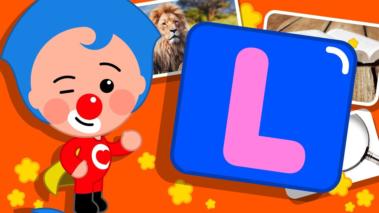 Letra L  | Gira y Aprende Palabras con Plim Plim | Infantil 4K Ultra HD