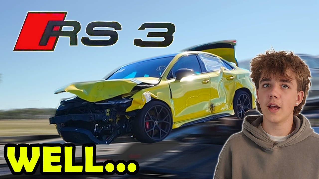 REBUILDING A WRECKED AUDI RS 3 | Brand New Interior