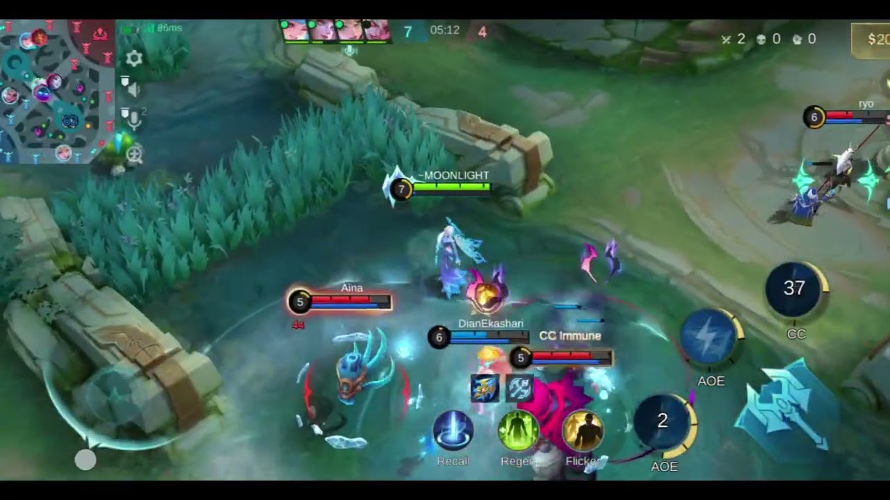 MOBA LEGEND 🎀| second video/victori 💎