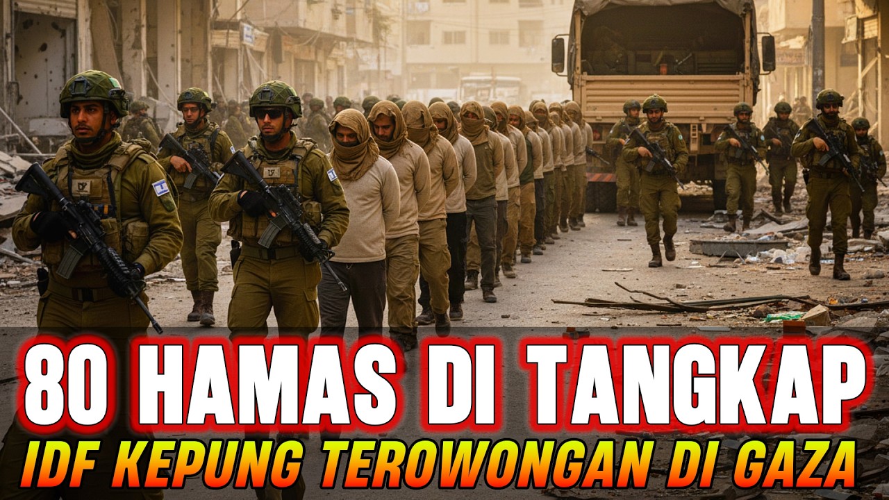 DI TANGKAP HIDUP HIDUP‼️80 ANGGOTA H4MAS TERDETEKSI OLEH IDF ISR4EL‼️