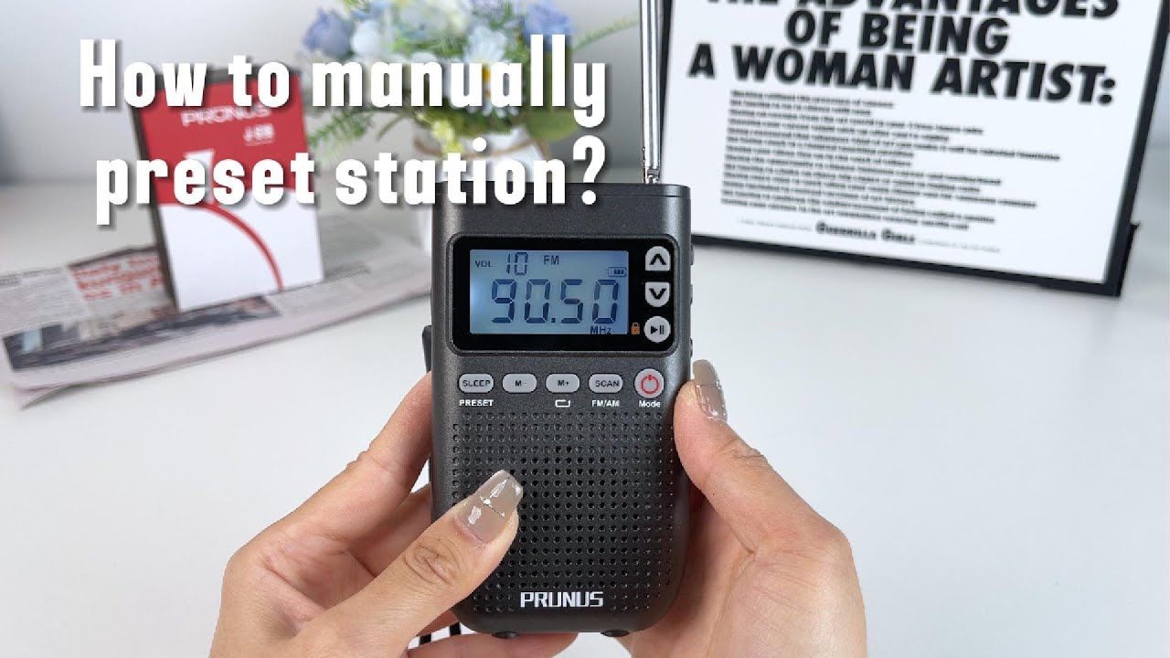【FAQ of PRUNUS J-618 Radio】How to manually preset station?