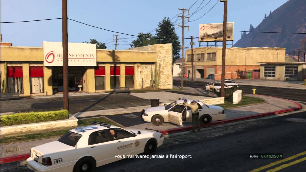GTA 5 - Braquage de Banque - Partie 2 [ 8 millions ] !!