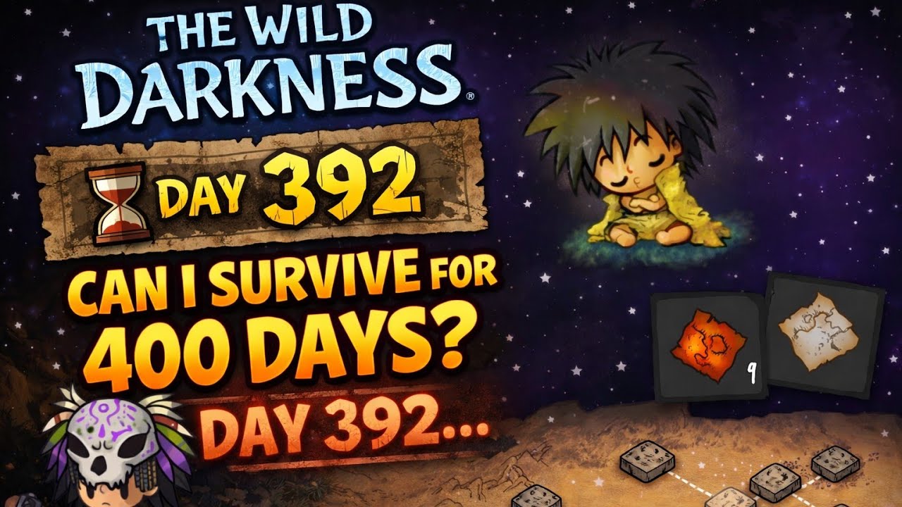 Only 8 Days Left… Will I Survive 400 Days? | The Wild Darkness