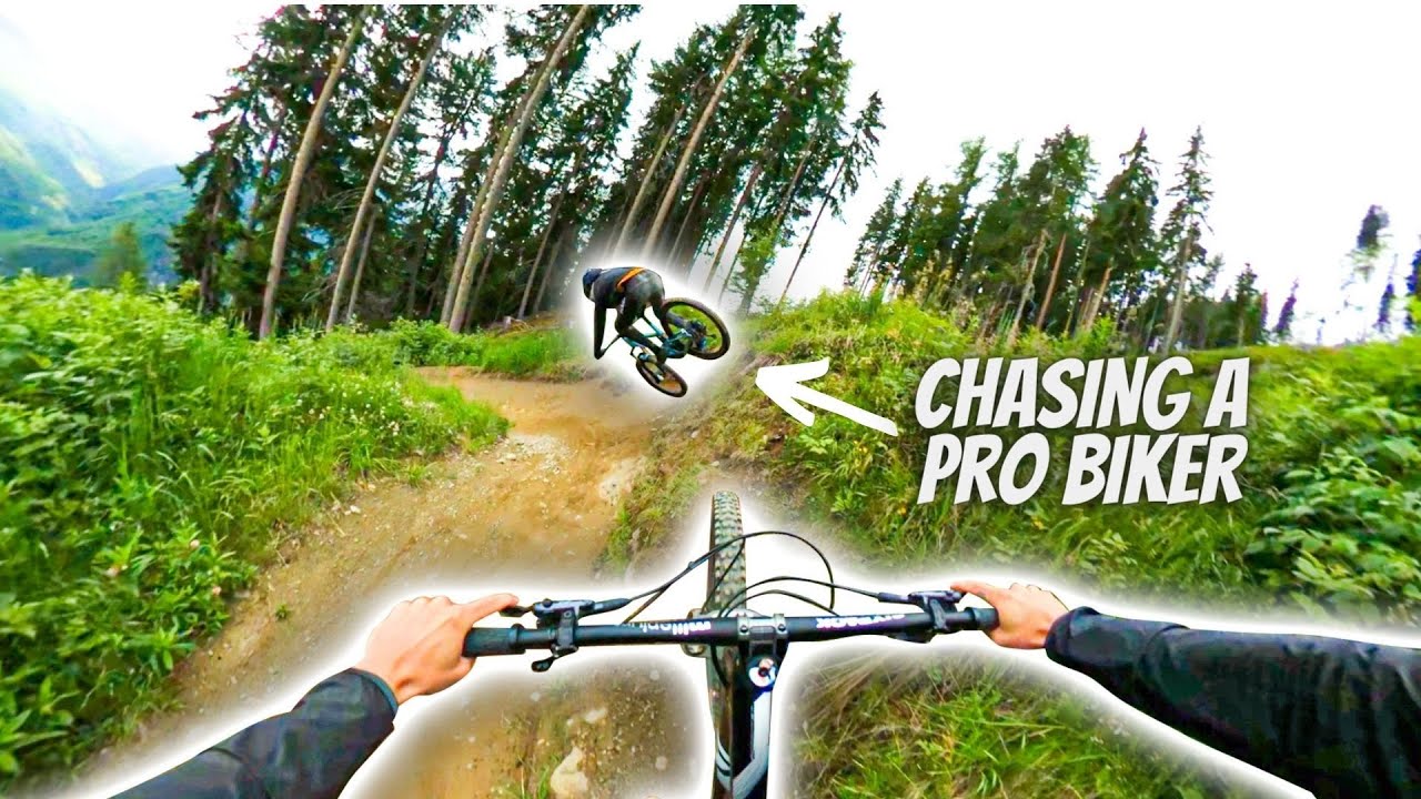 CHASING a PRO RIDER at Bike Republic Sölden | Jasper Jauch X Korbi Engstler