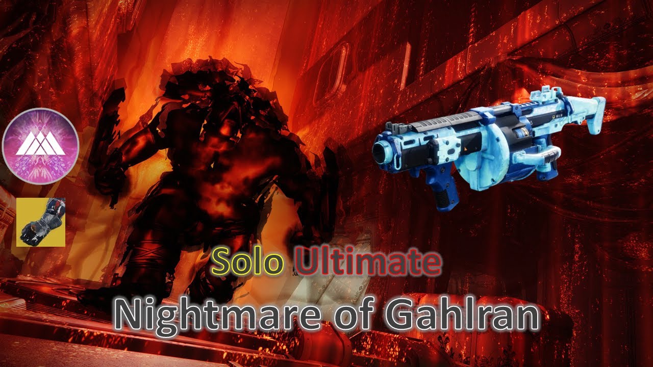 Solo Nightmare of Gahlran - A+ Ultimate Flawless - Prismatic Warlock Buddy Build [Destiny 2]