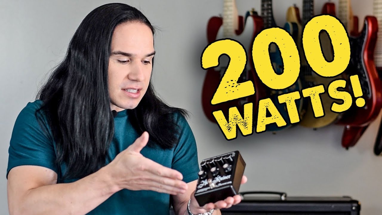 A 200 Watt Amp... that fits IN YOUR HAND?! (Baroni Hellraiser) Demo / Review