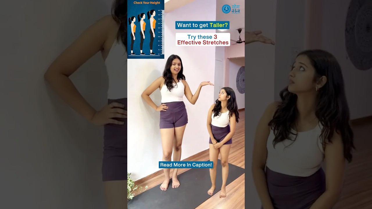 Grow Taller Naturally | Height increase exercise | Yoga for Height Growth | Height kaise badhye