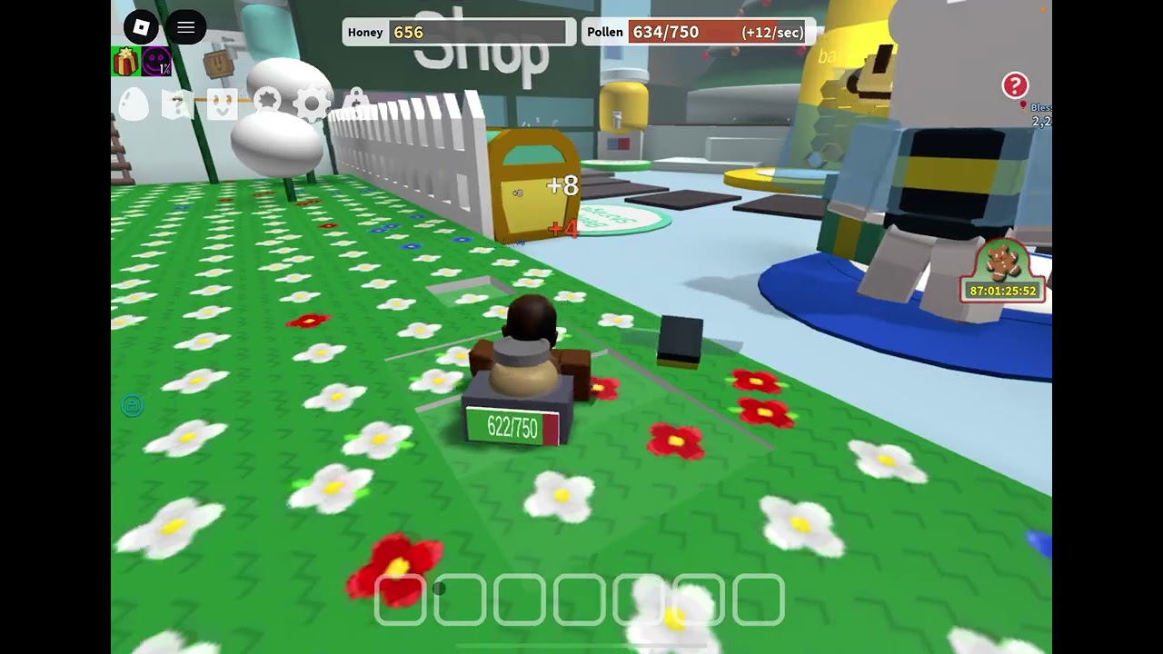 Playing some bee swarm simulator mic wasn’t working 