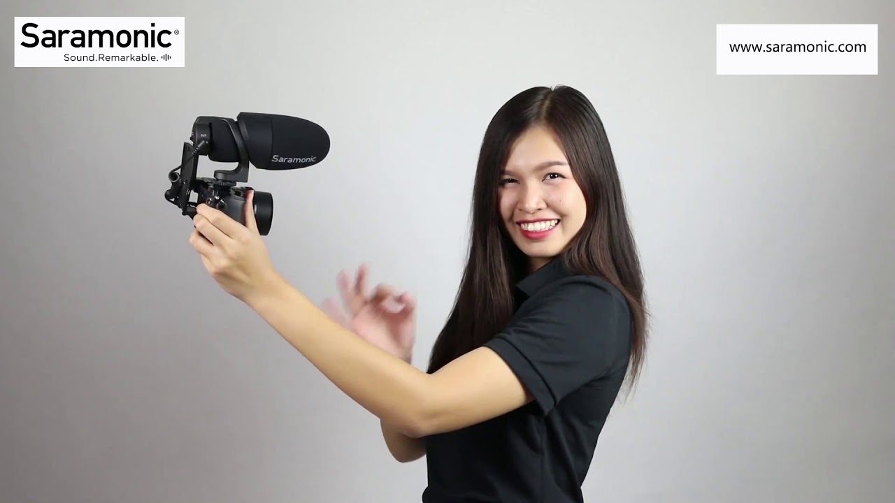 Saramonic Vmic Mini Condenser Video Microphone for DSLR & Smartphone