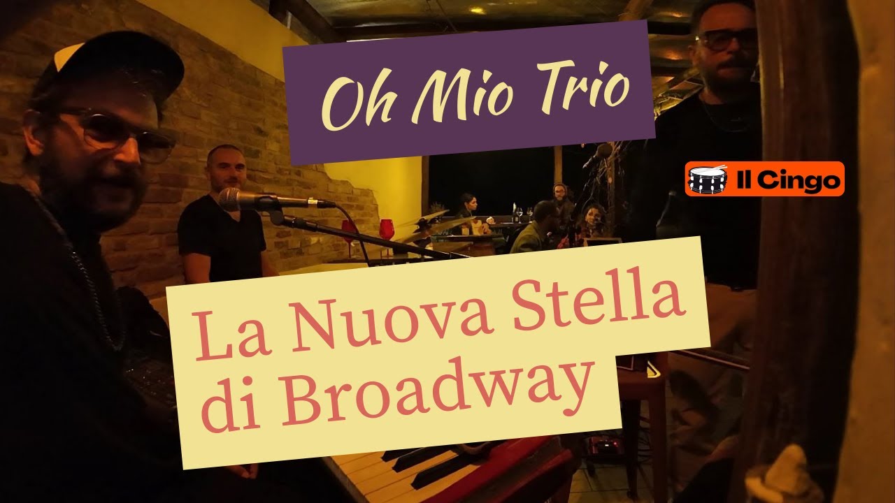 La nuova stella di Broadway – Oh Mio Trio live | Set minimale e atmosfera intima