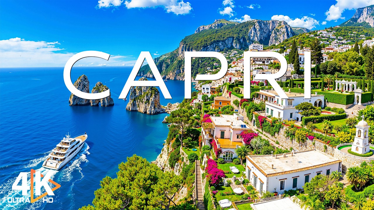 CAPRI 4K UHD 🇮🇹 Откройте для себя потрясающие пейзажи и скрытые жемчужины