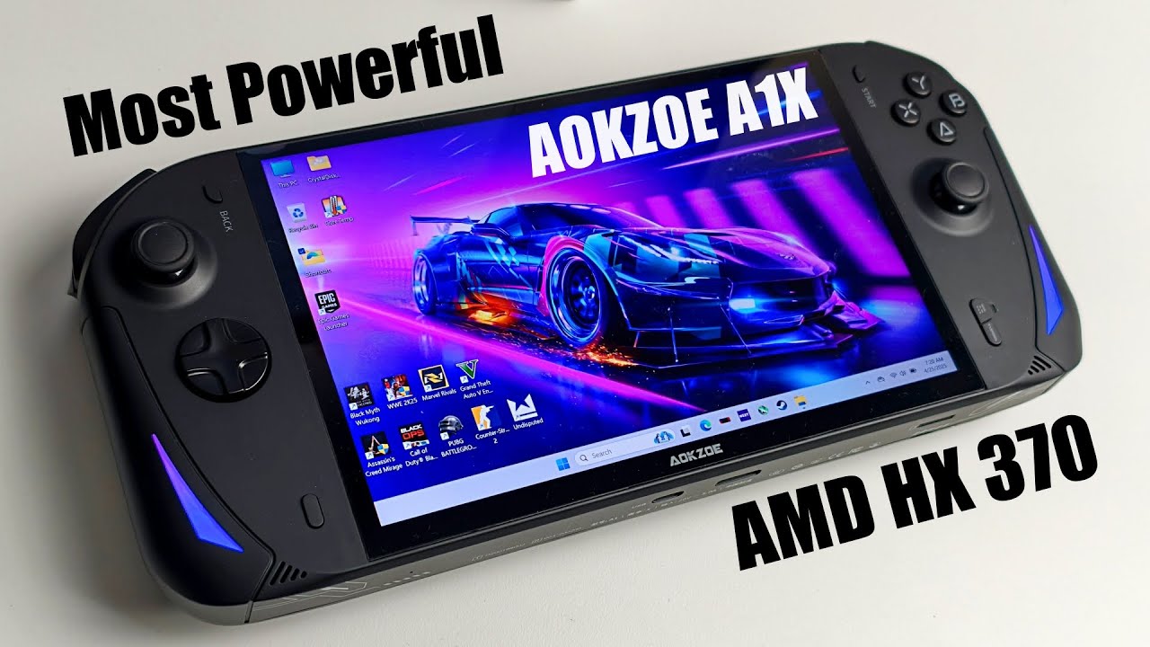 AOKZOE A1X - Most Powerful Handheld -  Better than ROG Ally X?
