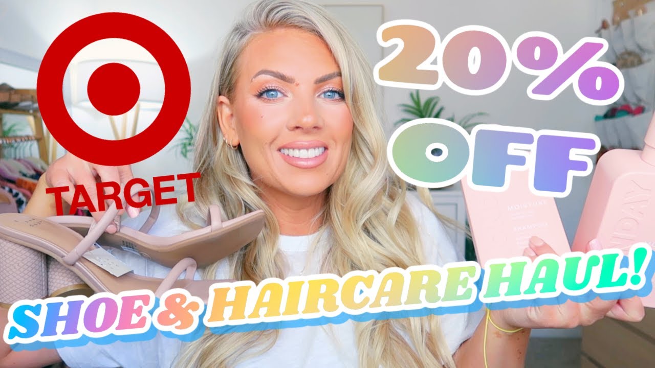 TARGET SHOE & HAIRCARE SALE HAUL | 20% OFF!