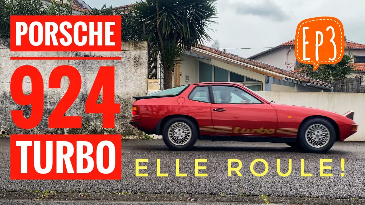 Porsche 924 turbo EP3 : elle roule enfin!