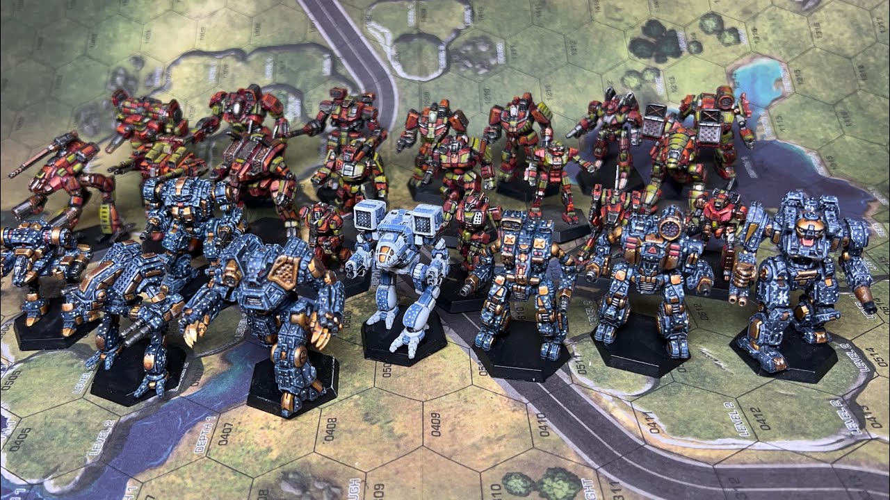 Покраска пластика Battletech