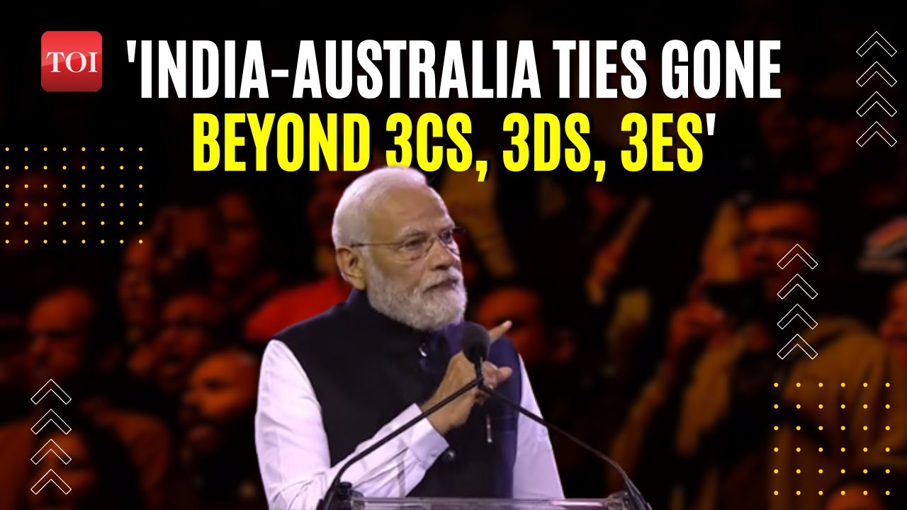 PM Modi in Sydney: Mutual trust and respect define India-Australia relationship