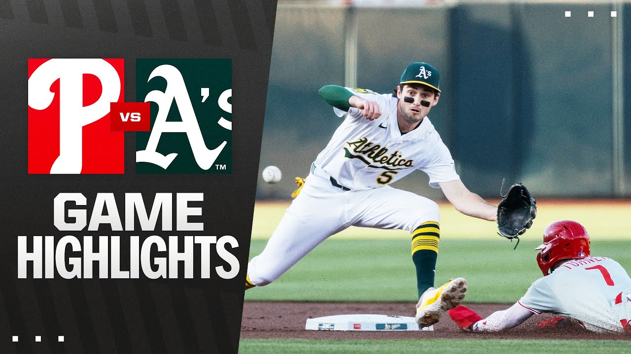 Phillies vs. A's Game Highlights (5/24/25) | MLB Highlights