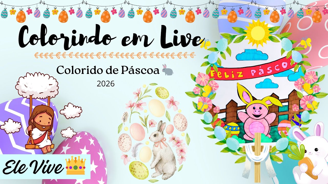 Coloreando o dia está ao vivo!