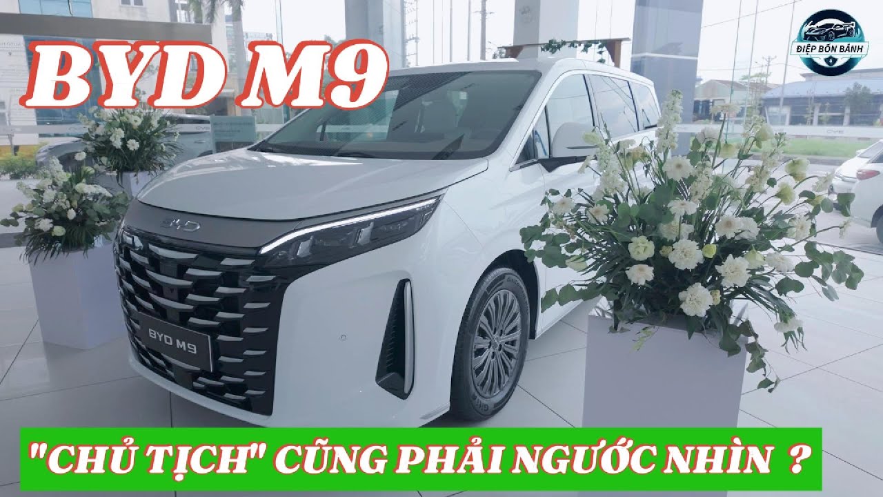Siêu phẩm BYD M9: Sang trọng như Lexus, công nghệ như tương lai!