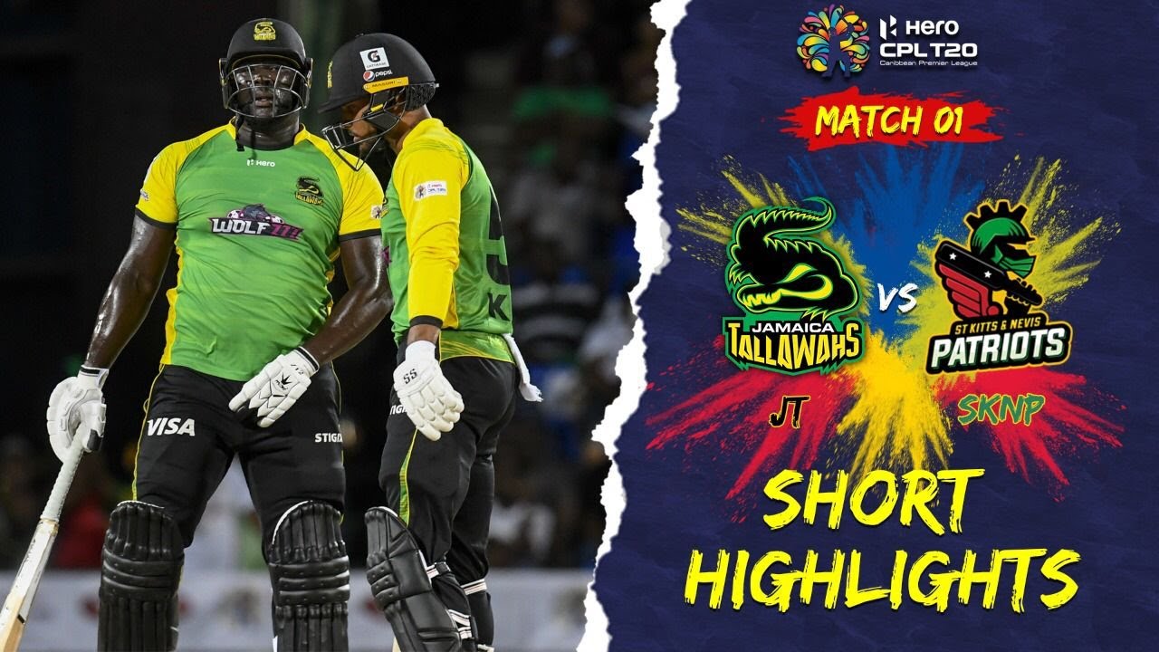Highlights | St Kitts and Nevis Patriots vs Jamaica Tallawahs | CPL 2022