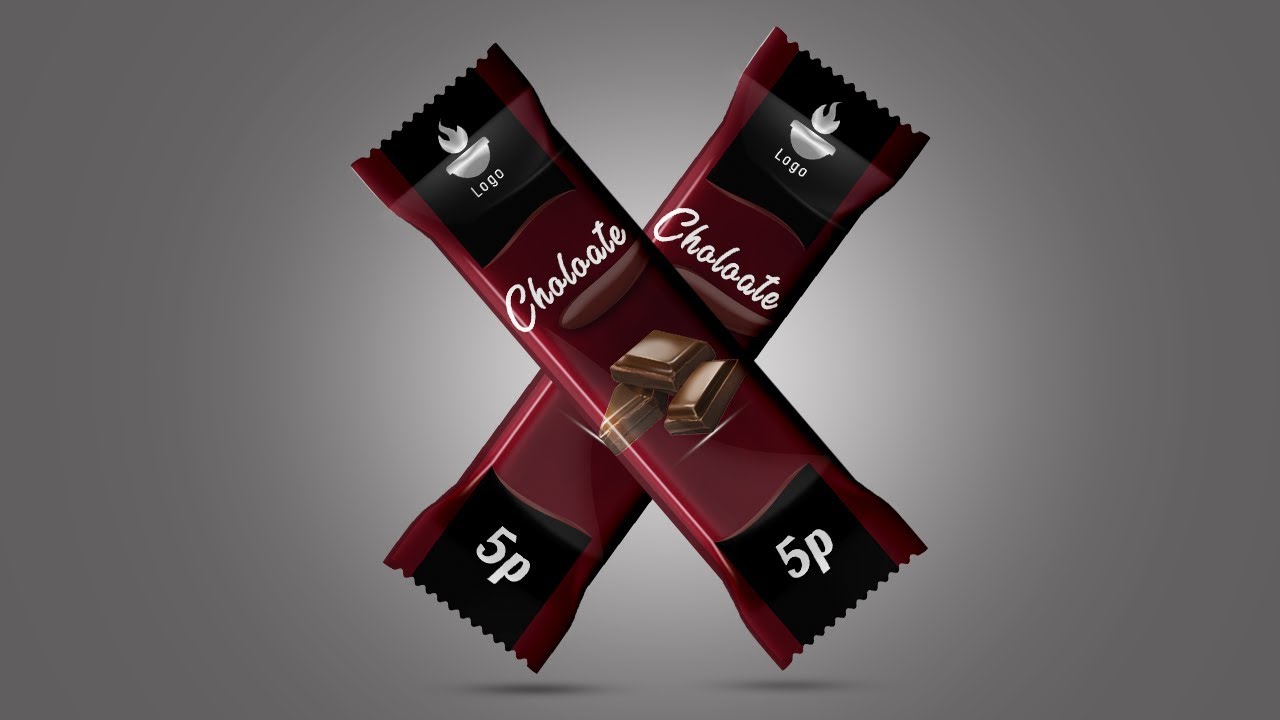 Product Packaging Design Chocolate Package | Photoshop Tutorial