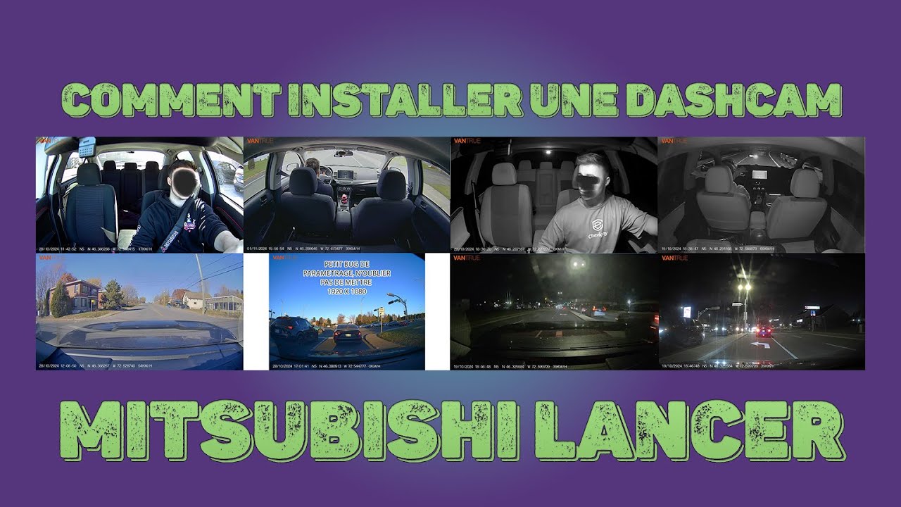 [FR] Installation + Teste Dashcam Vantrue N5