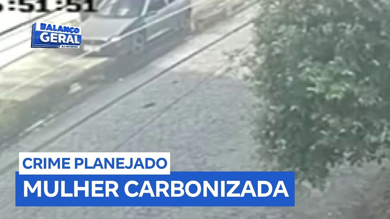 Câmeras de segurança flagram homem transportando corpo de mulher morta no carro, em Campos (RJ)