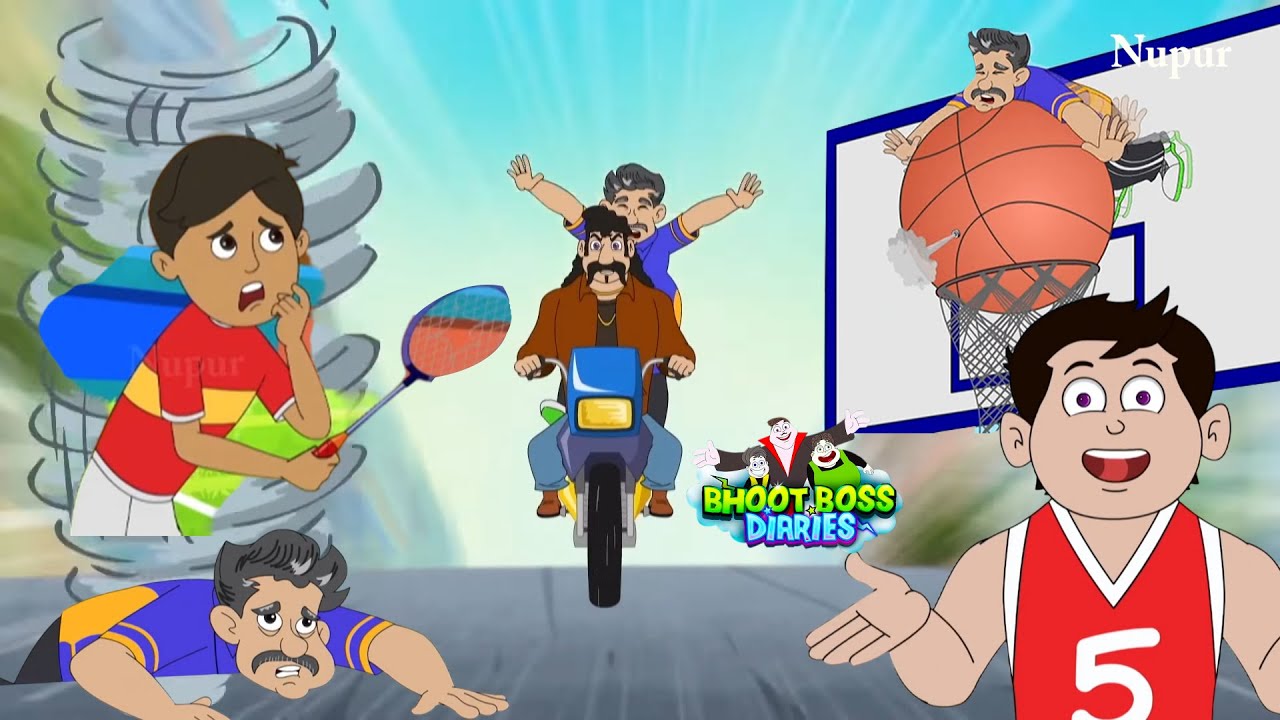 लालची कोच को थकेला पकेला ने सिखाया सबक | Paap O Meter | Kids Cartoon | Bhoot Boss Diaries In Hindi