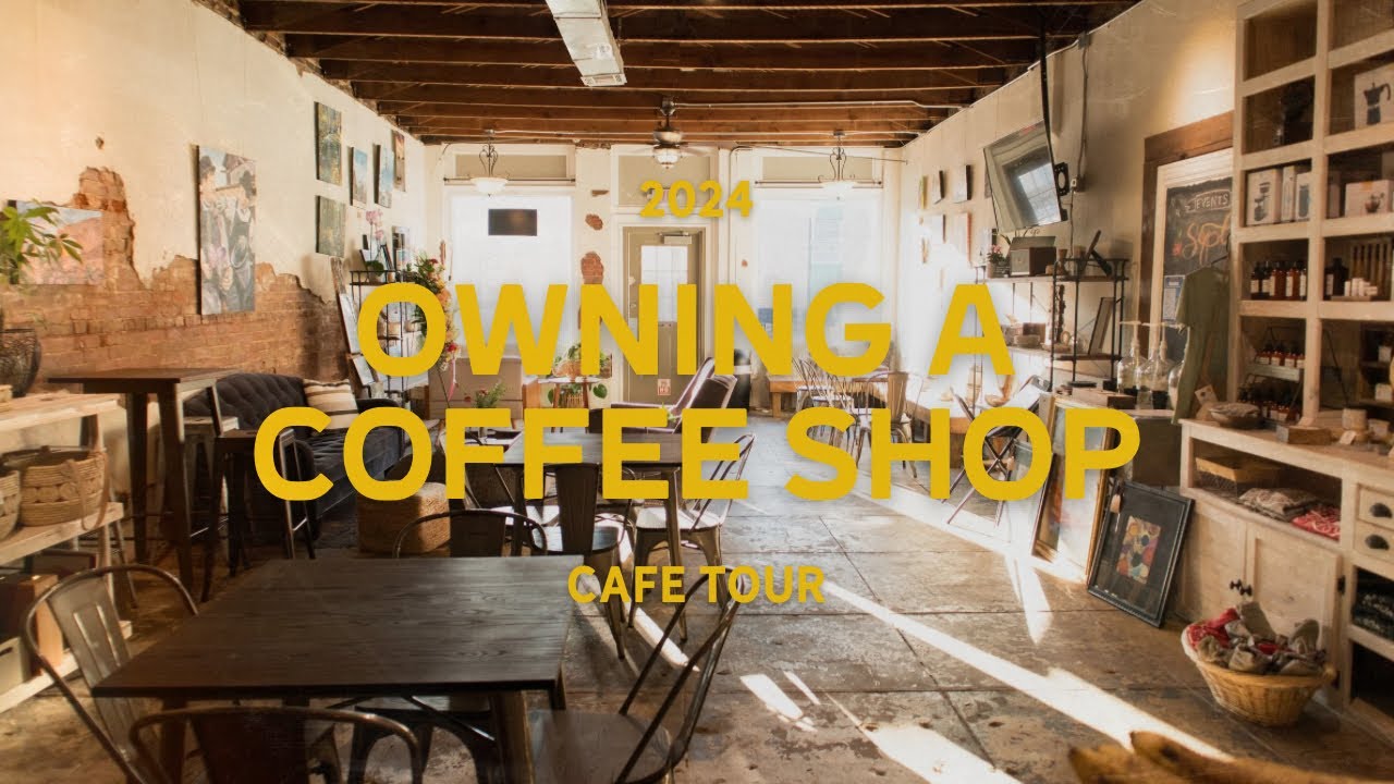 OWNING A CAFE | Cafe Tour, Adding the LG Cinebeam Q Projector to the shop, work-life balance