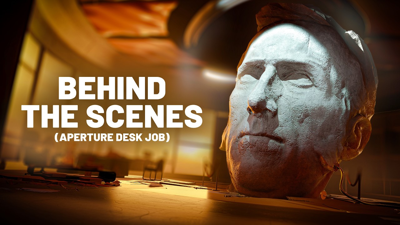 Aperture Desk Job - Behind The Scenes (Portal)
