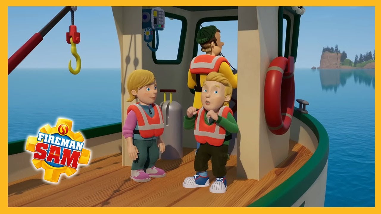 Take a boat trip with Fireman Sam 🔥