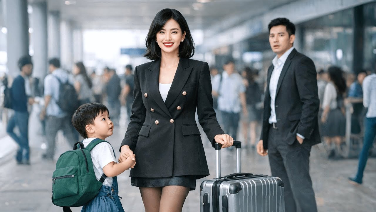 Gặp Lại Vợ Cũ Ở Sân Bay,  Bé 4 Tuổi Nhìn Tỷ Phú Rồi Gọi Ba Khiến Cả Đám Đông Đứng Lặng