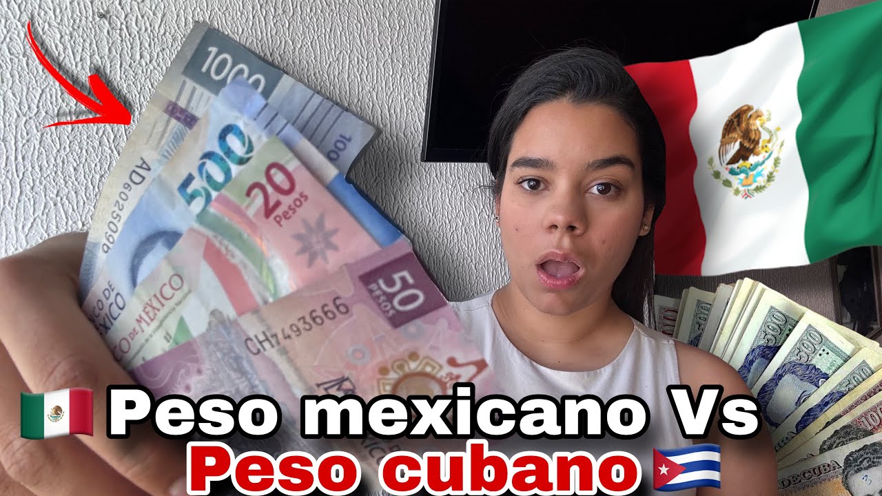 🇲🇽México es SUPERIOR y CUBA 🇨🇺 el PAÍS + MISERABLE DEL MUNDO 🌎 Diferencias y Similitudes en el peso.