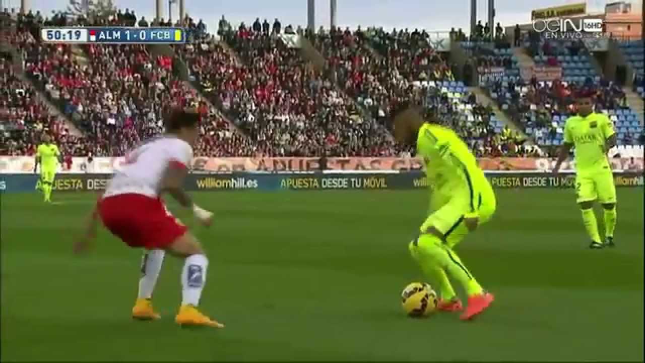 Neymar vs Almeria 14-15 (Away) HD By Geo7prou