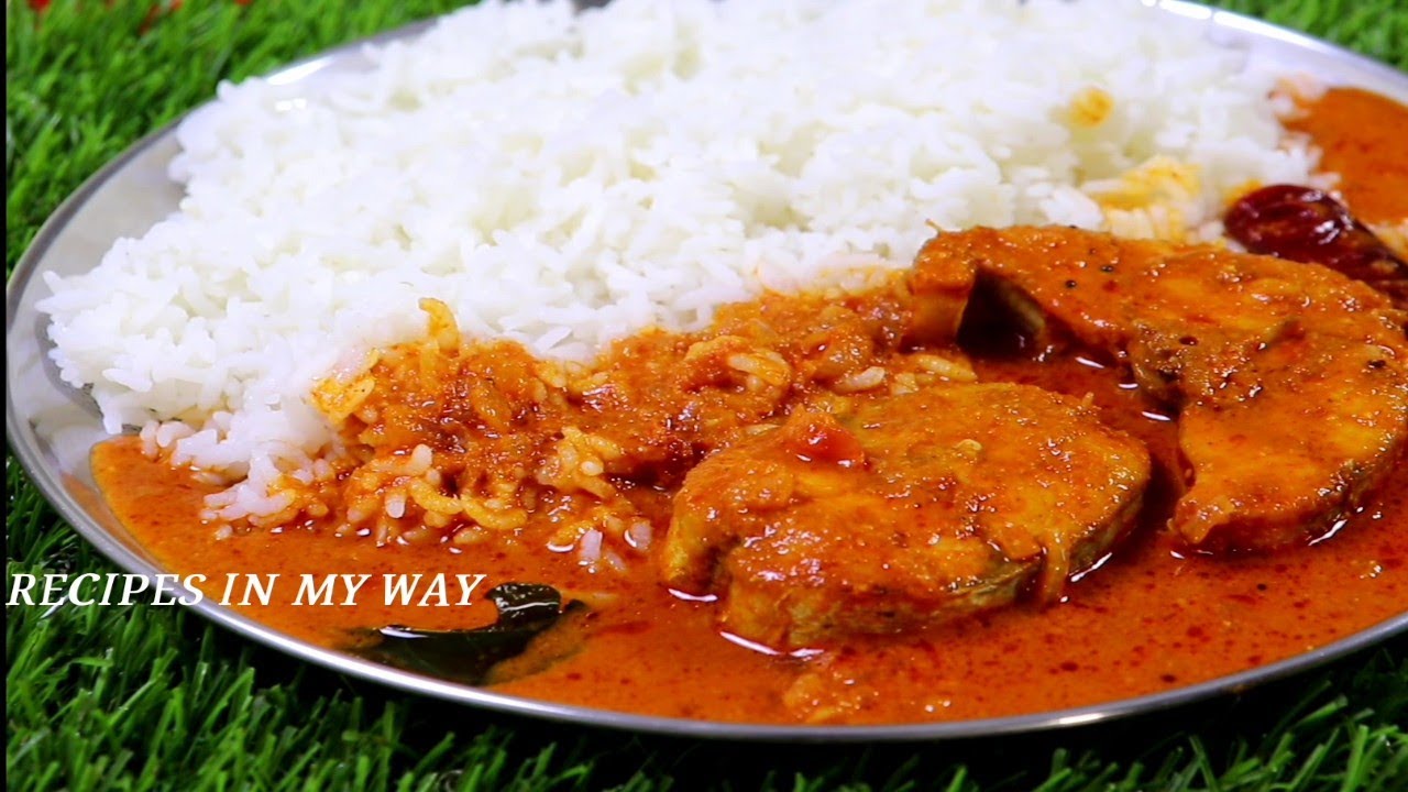 மீன் குழம்பு - MEEN KULAMBU - FISH CURRY - FISH KULAMBU - HOTEL STYLE FISH CURRY - FISH MASALA GRAVY
