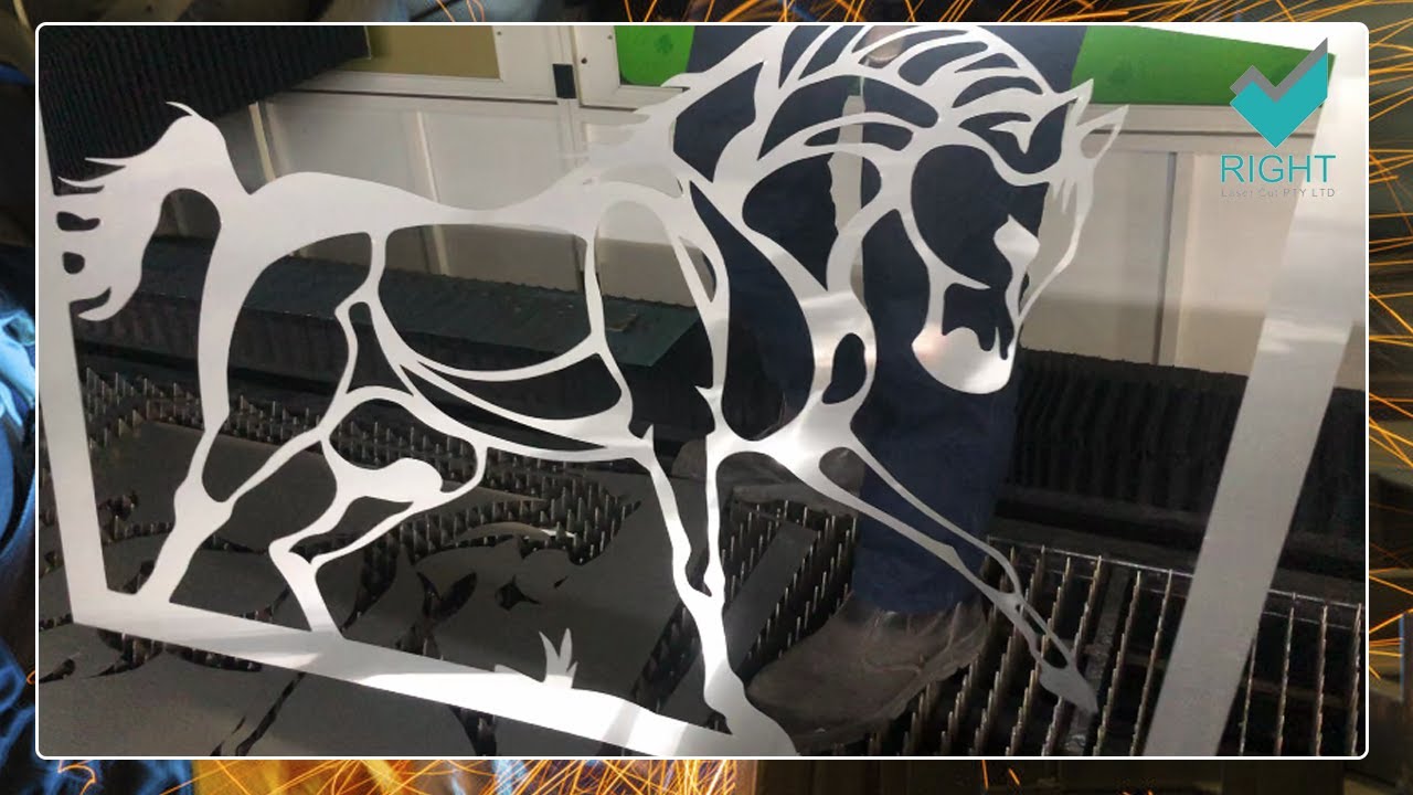 🐎 Creating Stunning Horse Wall Art with Laser Cutting | RightLaser Cut 🖼️