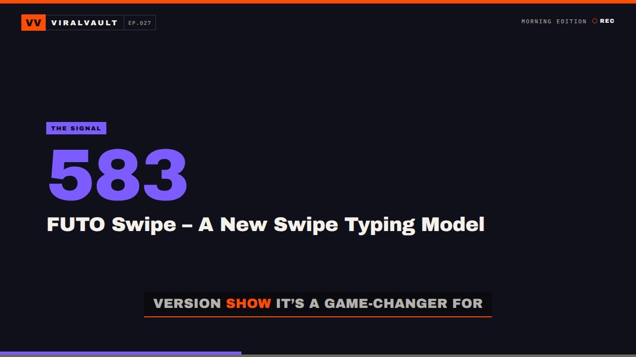 FUTO Swipe &ndash; A New Swipe Typing Model (583 Upvotes)