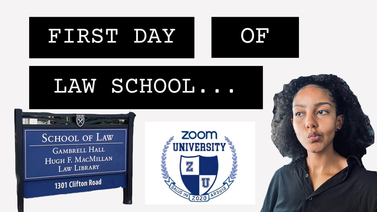 VLOG: FIRST DAY OF LAW SCHOOL AS A 1L| Emory Law or Zoom University ?¿