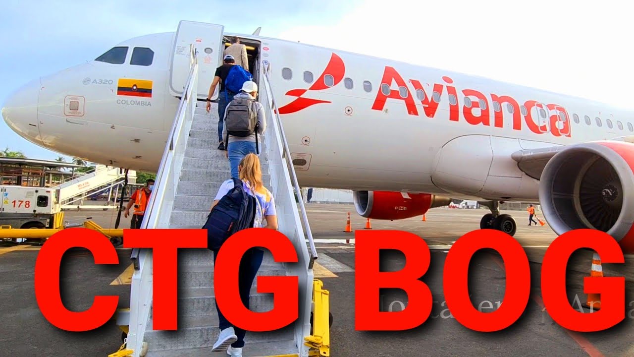 CARTAGENA ✈ BOGOTÁ AVIANCA AEROPUERTO INTERNACIONAL RAFAEL NÚÑEZ AEROPUERTO INTERNACIONAL EL DORADO