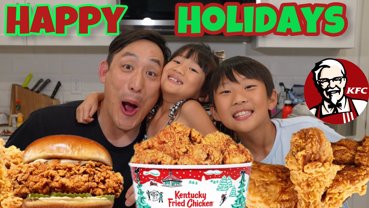 *НОВЫЙ СОУС* Мукбанг с праздничным меню KFC