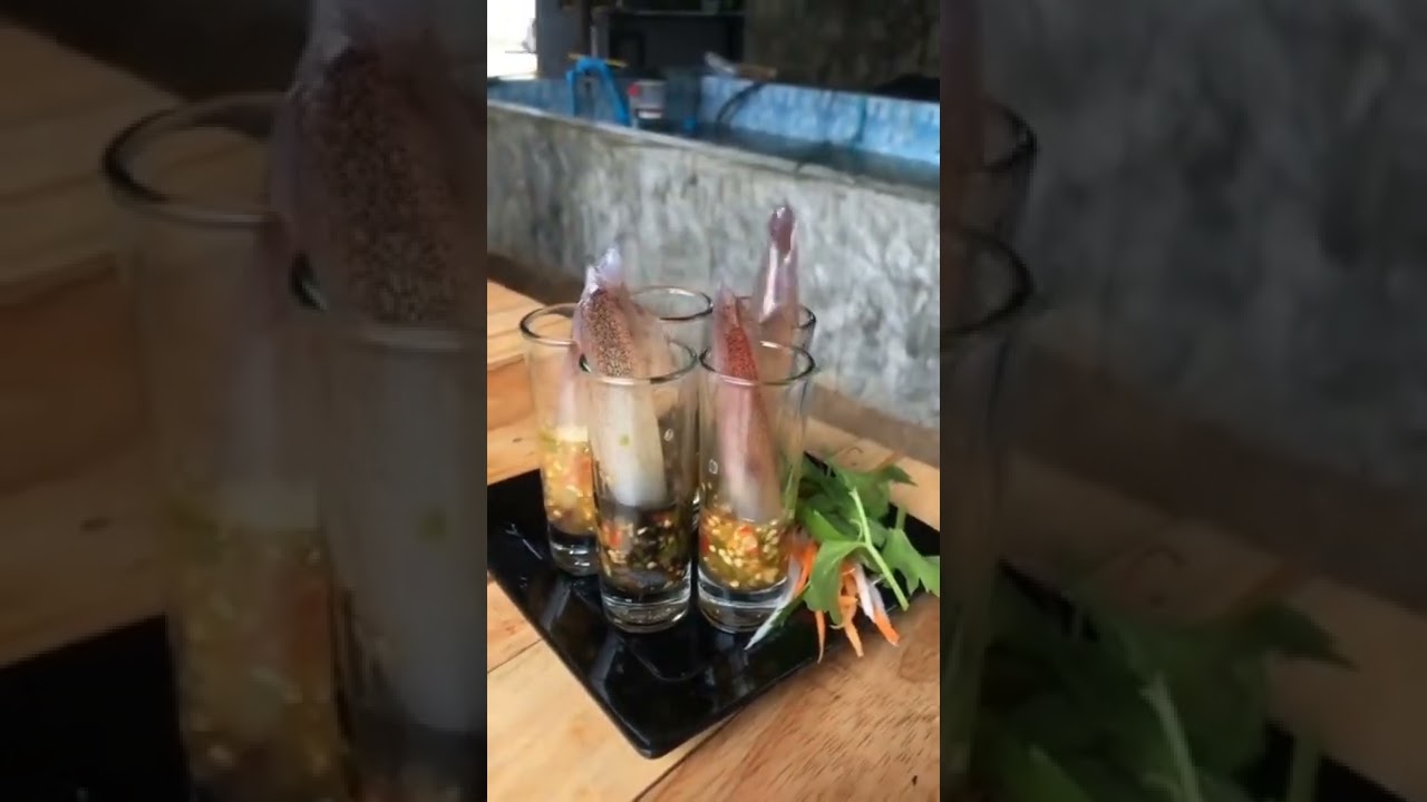 RUJAK CUMI HIDUP | mukbang masak sambal cumi cumi mentah #shorts
