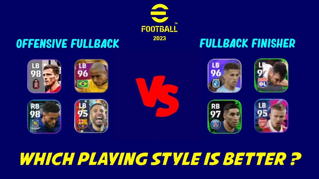 Offensive Fullback vs Fullback Finisher | Best LB & RB in eFootball 2023 Mobile
