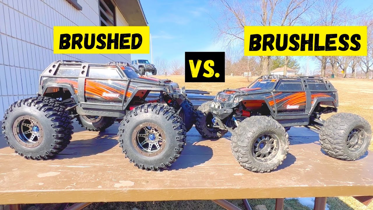 BRUSHLESS vs BRUSHED - TRAXXAS SUMMIT Comparison