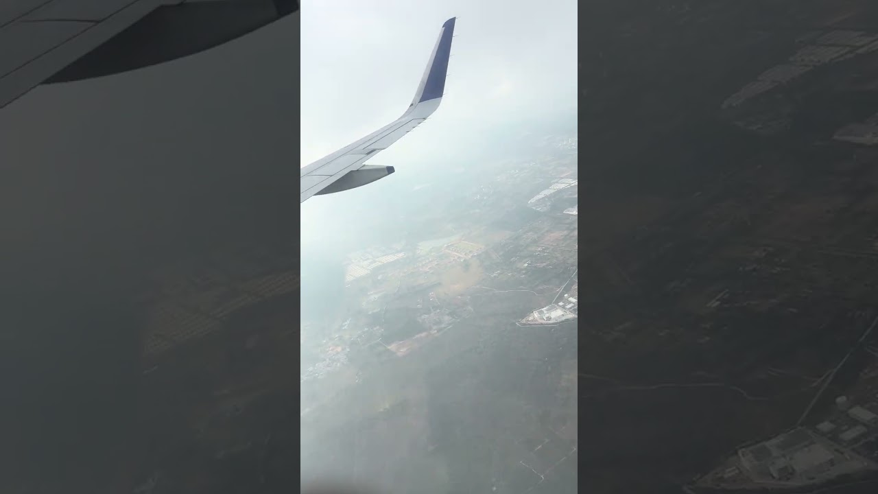 When I went to Kerala, fifth time going going on flight ￼